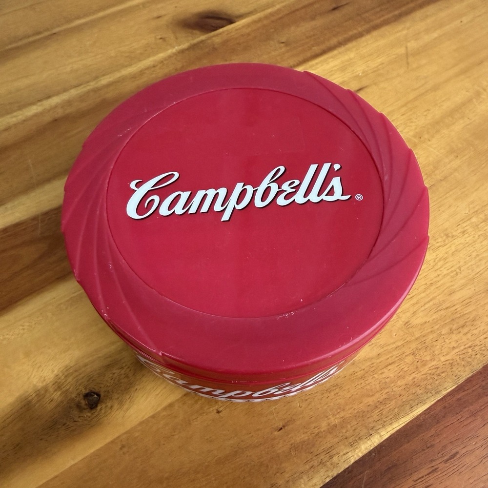 Campbell's 2002 Insulated Travel 10.5 Oz Bowl With Lid Collectible VTG Cottage - Picture 2 of 10